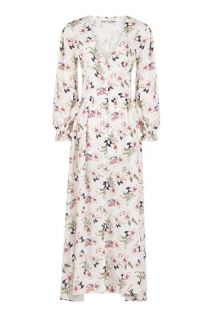 Vintage Dress (Beyaz Üzeri Çiçekli)