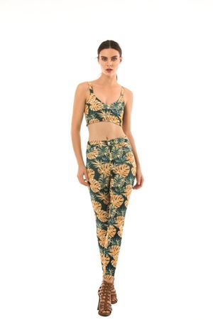 Yaprak Desen Büstiyer