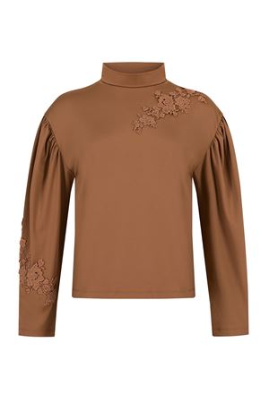 Jarse Balıkçı Dantel Detaylı Bluz