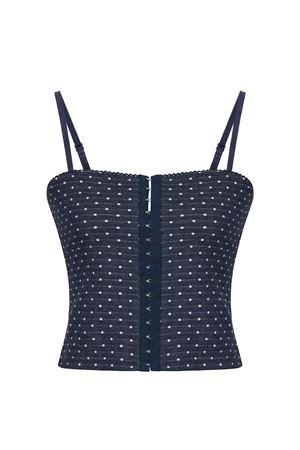 Askılı Top (Lacivert üzeri Beyaz Puantiyeli)