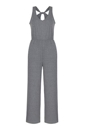 Sırt Çapraz Bol Paça Tulum (Antrasit)