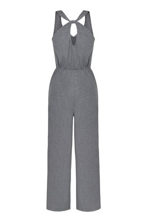 Sırt Çapraz Bol Paça Tulum (Antrasit)