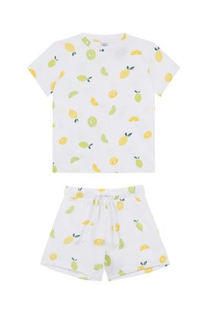 Çocuk Beyaz Üzeri Limon Desenli Tshirt