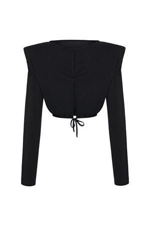 Nora Siyah Top (Sırt Detaylı)