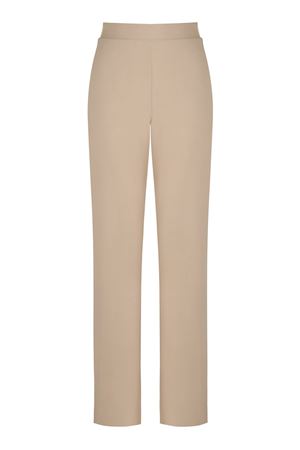 Lea Ekru Bol Pantolon (Arkası Cepli)