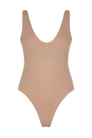 Ribana V Yaka Bodysuit (Camel)