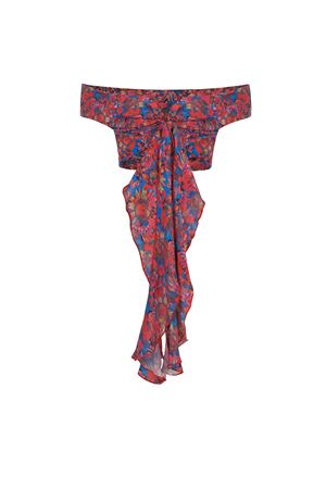 Bianca Çiçek Desenli Şifon Top