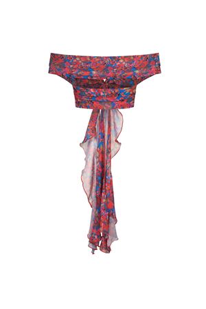 Bianca Çiçek Desenli Şifon Top