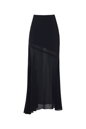 Bianca Siyah Şifon Etek