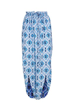 Şalvar Pantolon (Mavi Lacivert Etnik Desen)