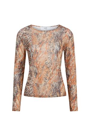 Leo Transparan Top (Leopard Desen)