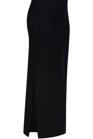 Siyah Triko Maxi kolsuz Elbise