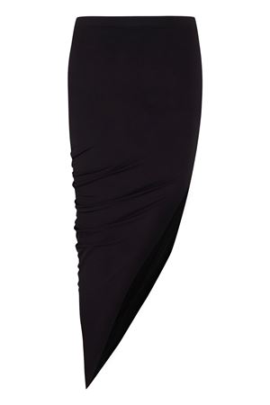 Siyah Midi Etek (Asymetric Kesim)