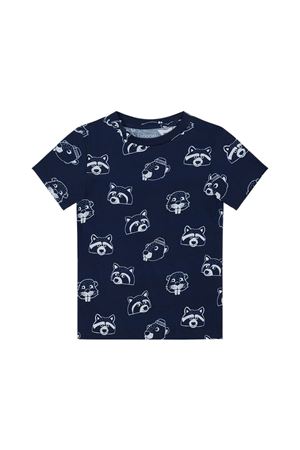 Çocuk Tshirt (Lacivert Üzeri Hayvan Baskılı)