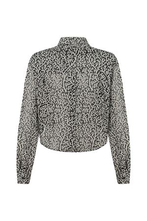 Crop Dal Desen Gömlek 