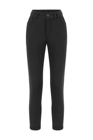 Havuç Kesim Siyah Pantolon