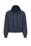 Hoddy Sweatshirt (Lacivert Üzeri Beyaz Puantiyeli) 