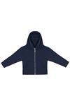 Çocuk Hoddy Sweatshirt Önden Fermuarlı (Lacivert)