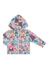 Çocuk Hoddy Sweatshirt Önden Fermuarlı (Hayvan Desenli)