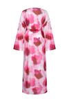 Uzun Kimono (Pembe Beyaz Batik)